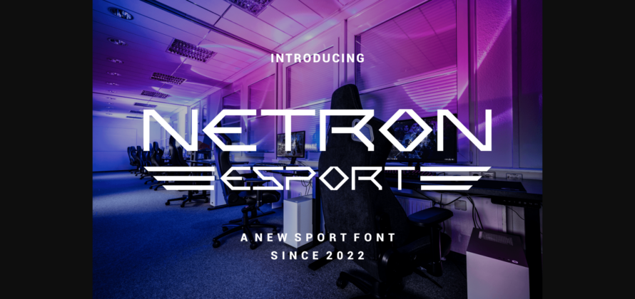 Netron Font Poster 3