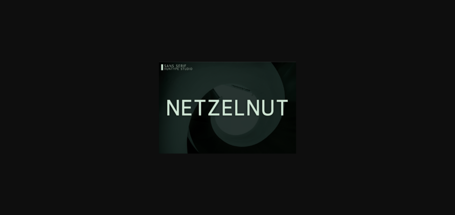 Netzelnut Font Poster 3