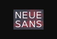 Neue Sans Font Poster 1