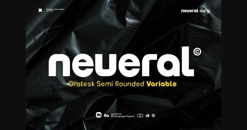 Neueral Grotesk Variable Font Poster 3