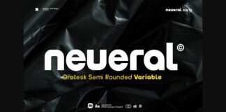 Neueral Grotesk Variable Font Poster 1