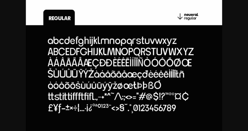 Neueral Grotesk Variable Font Poster 7