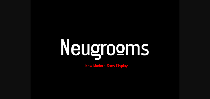 Neugrooms Font Poster 3
