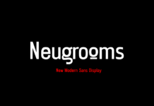 Neugrooms Font Poster 1