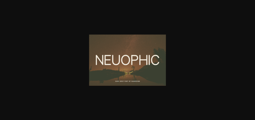 Neuophic Font Poster 3