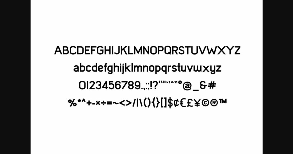 Neutral Font Poster 6