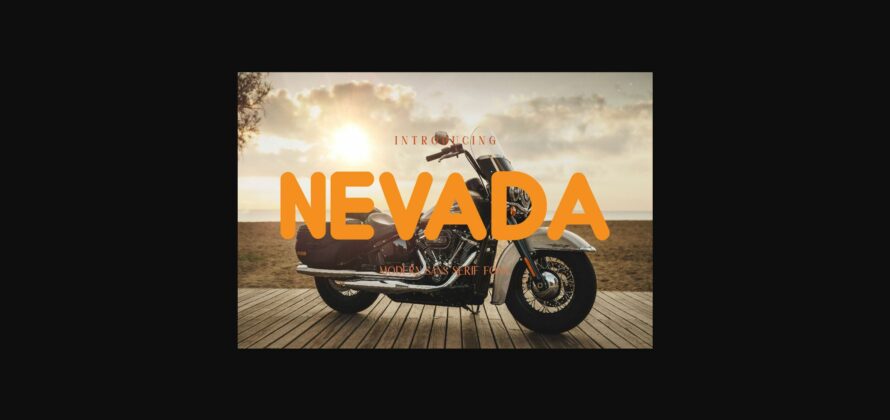 Nevada Font Poster 3