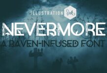 Nevermore Font Poster 1