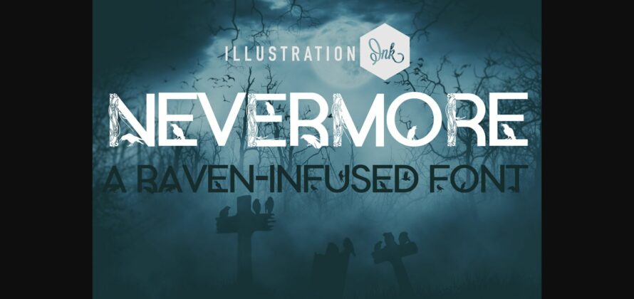 Nevermore Font Poster 1