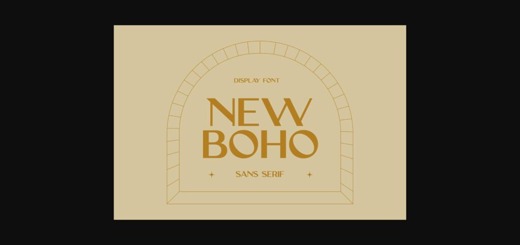 New Boho Font Poster 3