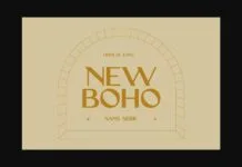 New Boho Font New Boho Font Poster 1