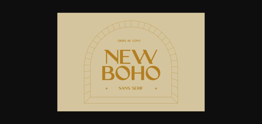 New Boho Font Poster 1