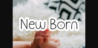 New Born Font Poster 1