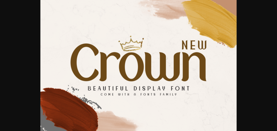 New Crown Font Poster 3