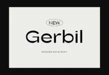New Gerbil Font New Gerbil Font Poster 1