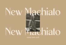 New Machiato Font Poster 1