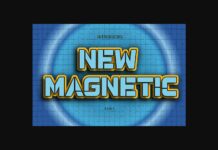 New Magnetic Font Poster 1