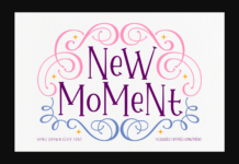 New Moment Font Poster 1