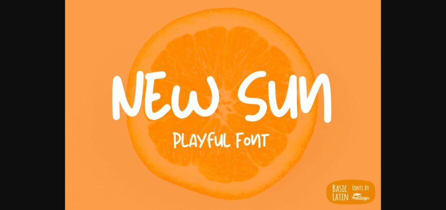 New Sun Font Poster 3