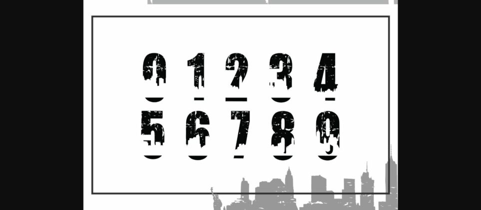 New York City Edition Font Poster 5