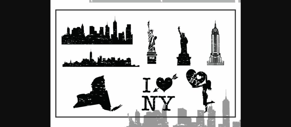 New York City Edition Font Poster 6