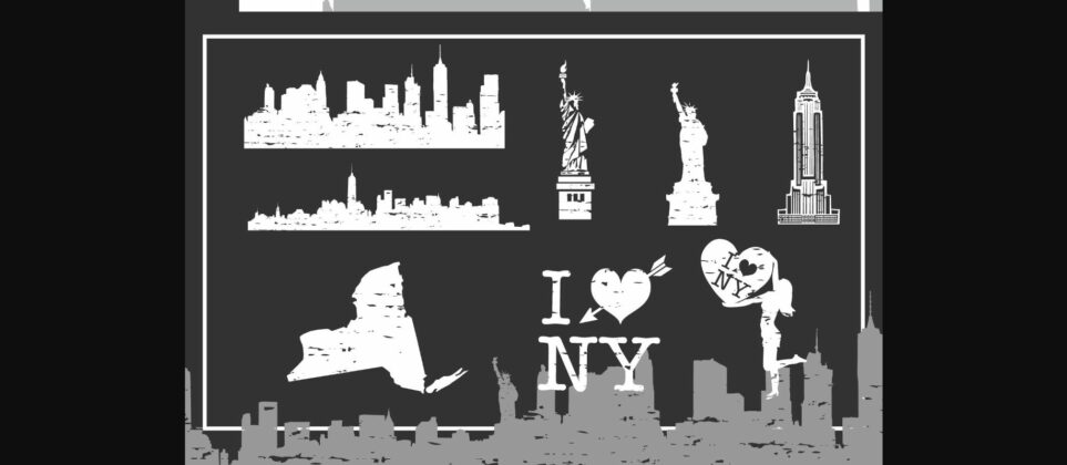 New York City Edition Font Poster 11