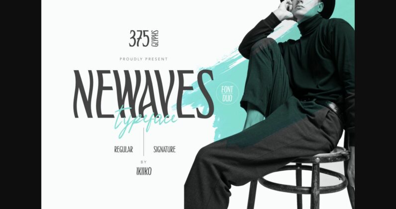 Newaves Font Poster 3