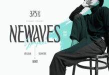 Newaves Font Poster 1