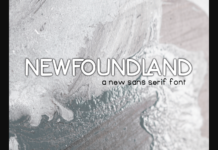 Newfoundland Font Poster 1