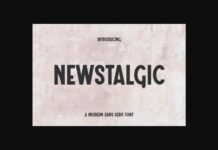 Newstalgic Font Poster 1