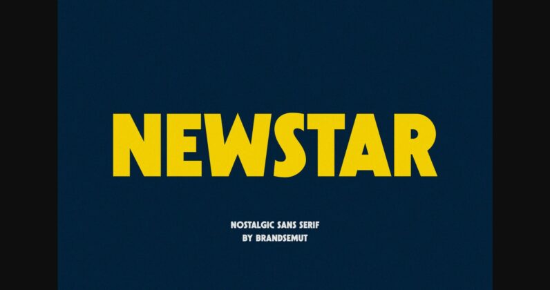 Newstar Font Poster 3