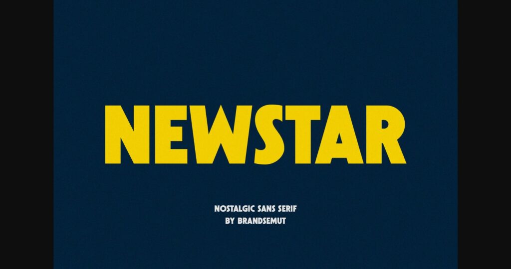 Newstar Font Poster 1