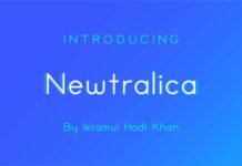 Newtralica Font Poster 1