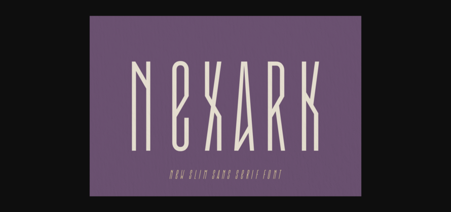 Nexark Font Poster 3