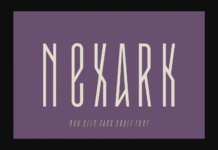 Nexark Font Poster 1