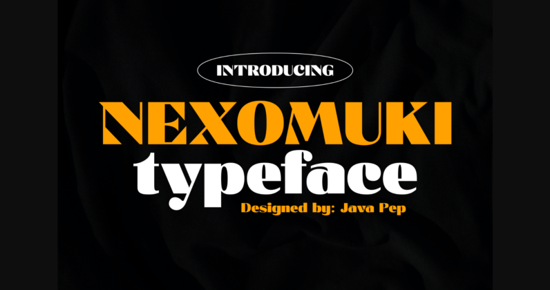 Nexomuki Font Poster 3