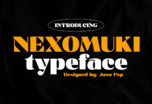 Nexomuki Font Poster 1