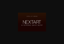 Nextart Extra Light Font Poster 1