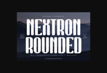 Nextron Rounded Font Poster 1