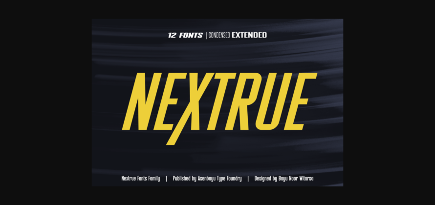 Nextrue Font Poster 3