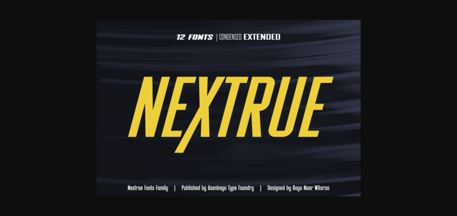 Nextrue Font Poster 1