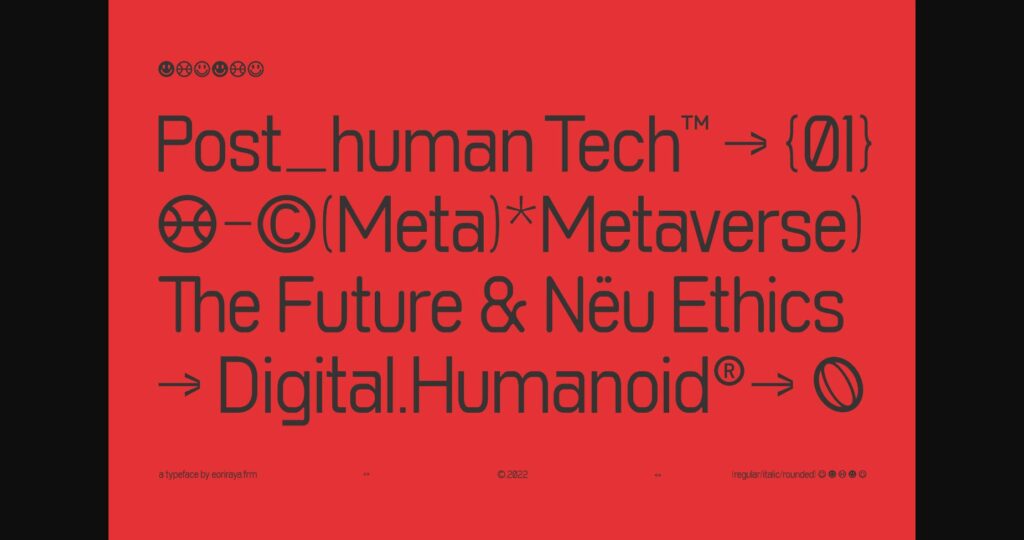 Nffinitage Font Poster 9