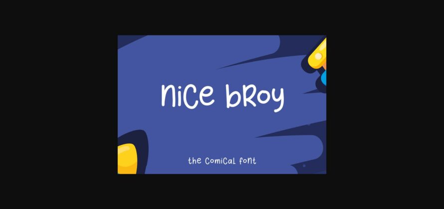 Nice Broy Font Poster 3