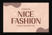 Nice Fashion Font Poster 1