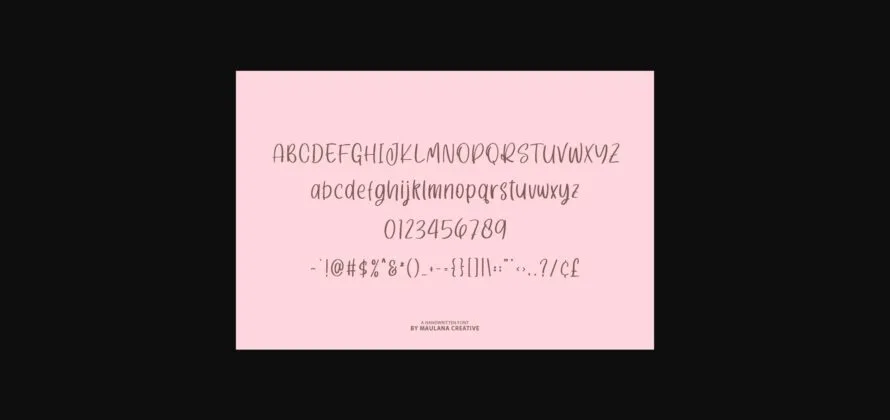 Nickollas Font Poster 11