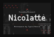 Nicolatte Font Poster 1