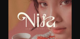 Nifa Font Poster 1