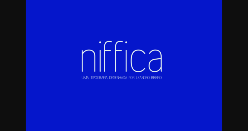 Niffica Font Poster 3