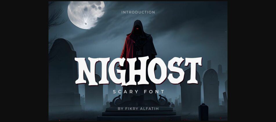 Nighost Font Poster 3