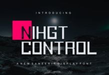 Night Control Night Control Fonts